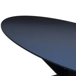 Giga Meubel Eettafel Zwart Fenix Metaal - 200x90x76cm - Harper