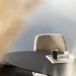 Giga Meubel Eettafel Zwart Fenix Metaal - 200x90x76cm - Harper