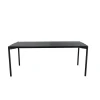 Fjôrd Eettafel Zwart Hout - 190x90x75cm - Pelle New