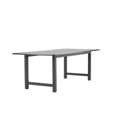 Fjôrd Eettafel Zwart Hout - 220x100x75cm - Count Discount