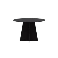 Fjôrd Eettafel Zwart Hout - 110x110x75cm - Bootcut Discount