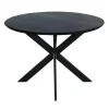 StarFurn Eettafel Zwart Hout - 110x110x76cm - Ferris