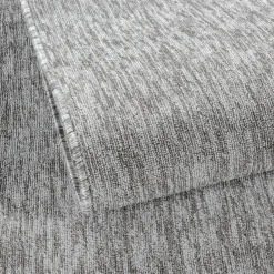 Muratap Effen Vloerkleed Laagpolig Lichtgrijs - 240x340 CM New