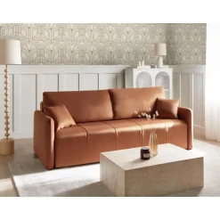 Leen Bakker EGGE - Driezitsbank - Goudbruin - Fluweel Best