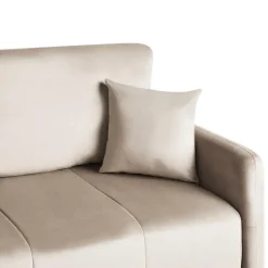 Leen Bakker EGGE - Driezitsbank - Taupe - Fluweel Clearance