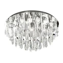 EGLO Calaonda Plafonnière - G9 - RVS/Glas - Chroom Best