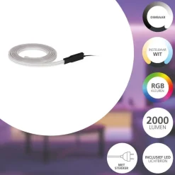 EGLO connect.z Flatneon Z LED Strip - 300 cm - Wit Sale