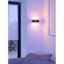 EGLO connect.z Sania-Z Wandlamp - 20 cm - Zwart - RGB - Zigbee