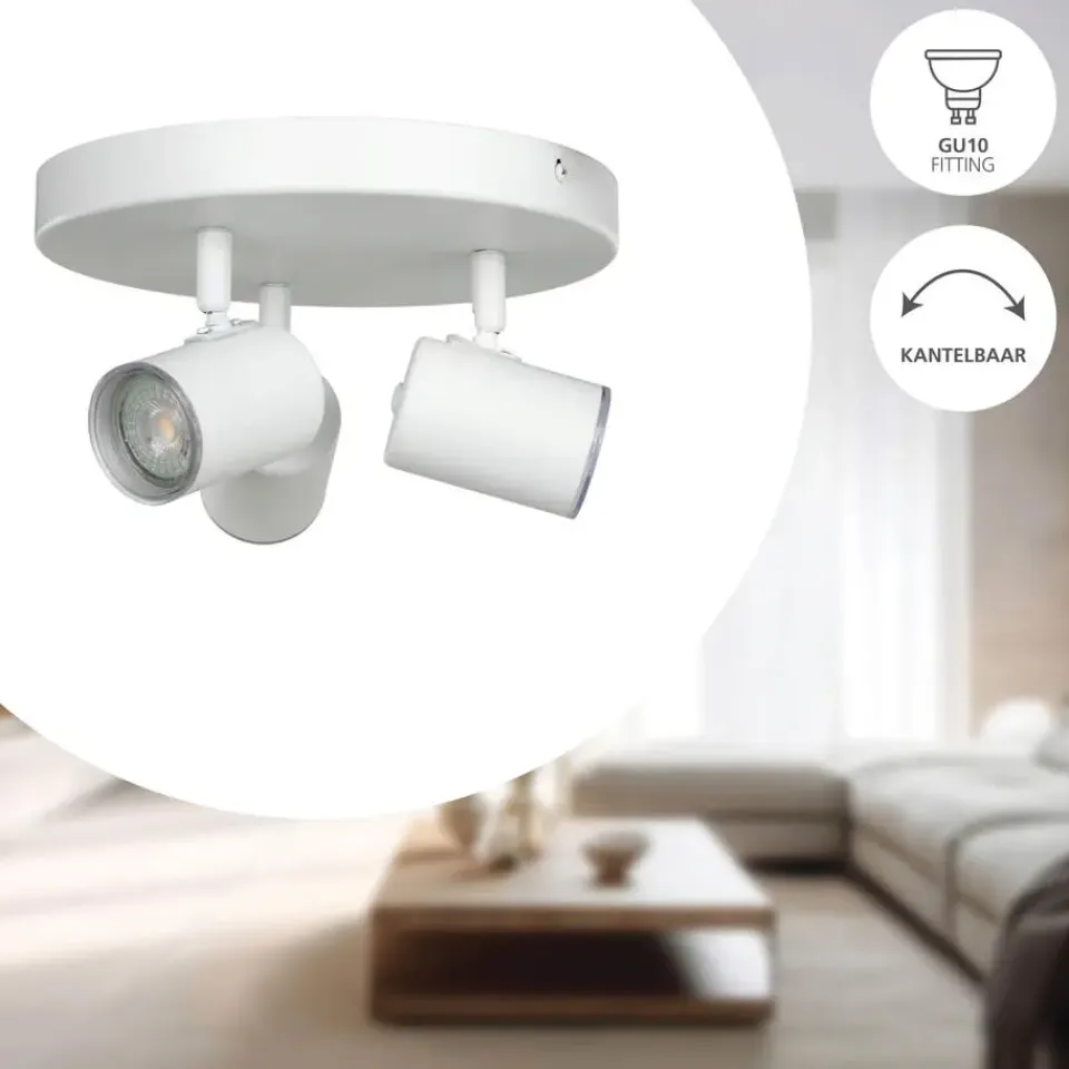 EGLO Consuma 1 Spot - GU10 - Ø 25 cm - Wit Best