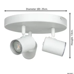EGLO Consuma 1 Spot - GU10 - Ø 25 cm - Wit Best