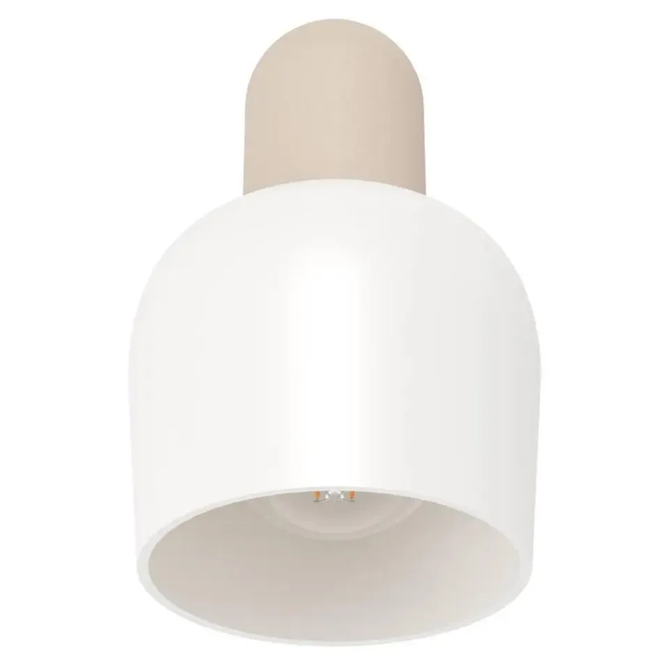 EGLO Corato Spot - E14 - 15.5 cm - Wit/Beige - Glas Discount