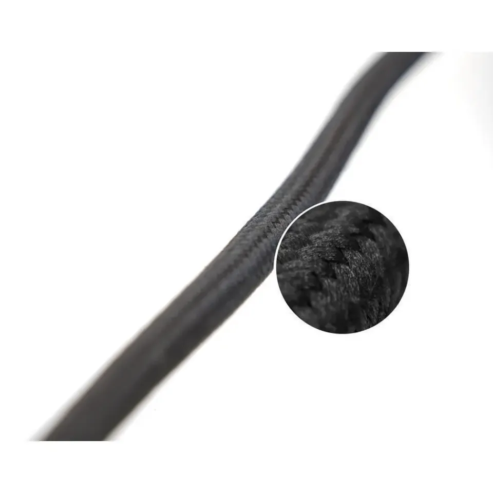 EGLO Febres Hanglamp - E27 - teddy stof - Zwart/Wit Online