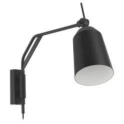 EGLO Loreto Wandlamp - E27 - 67 cm - Zwart/Wit Hot