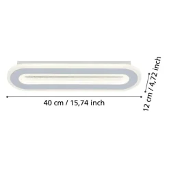 EGLO Macchioni Wandlamp - LED - Kunststof - Wit Best