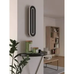 EGLO Macchioni Wandlamp - LED - Kunststof - Zwart/Wit Online