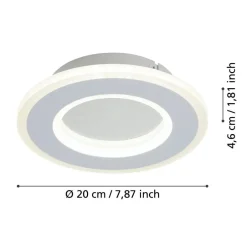 EGLO Macchioni Wandlamp - LED - Kunststof - Wit New