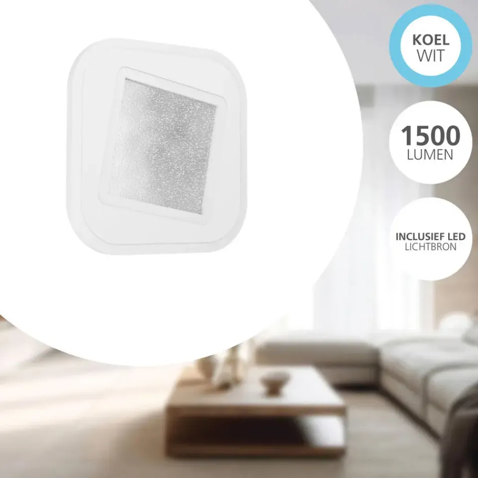 EGLO Macchioni Wandlamp - LED - Kunststof - Wit Discount