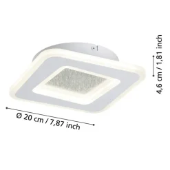 EGLO Macchioni Wandlamp - LED - Kunststof - Wit Discount