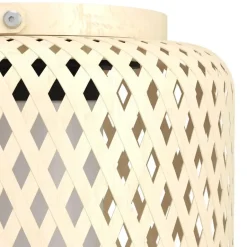 EGLO Marliano Solar Tafellamp - 24 cm - Bruin/Zwart/Wit