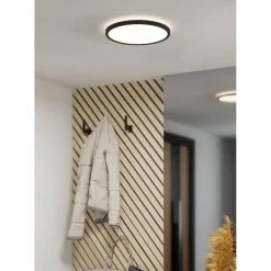 EGLO Minerario Plafonnière - LED - Kunststof - Zwart/Wit New