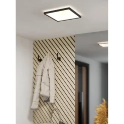 EGLO Minerario Plafonnière - LED - Kunststof - Zwart/Wit New