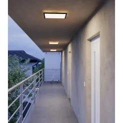 EGLO Minerario Plafonnière - LED - Kunststof - Zwart/Wit Outlet