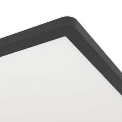 EGLO Minerario Plafonnière - LED - Kunststof - Zwart/Wit Outlet