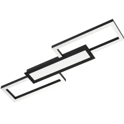 EGLO Monirote Plafonnière - LED - 78 cm - Zwart Clearance