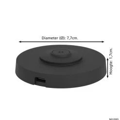 EGLO Oplaadstation - Oplader voor draadloze tafellampen - Ø 7,7 cm New