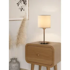 EGLO Pasteri Tafellamp - E27 - 18 cm - Nikkelmat