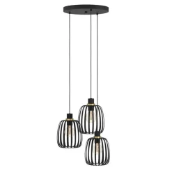 EGLO Pocicas Hanglamp - E27 - Ø 35 cm - Zwart/Goud Clearance