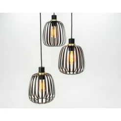 EGLO Pocicas Hanglamp - E27 - Ø 35 cm - Zwart/Goud Clearance