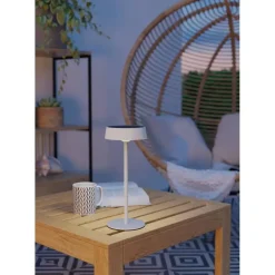 EGLO Simeri Tafellamp Buiten - Solar - 31 cm - Wit - Oplaadbaar Hot