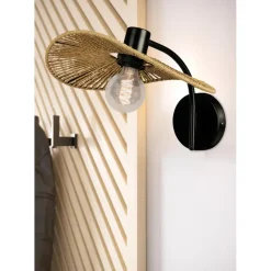 EGLO Siruela Wandlamp - E27 - B 36.5 cm - Papier - Natuur Hot