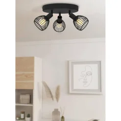 EGLO Sonnino Spot - E14 - Ø 25 cm - Zwart Hot