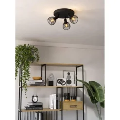 EGLO Sonnino Spot - E14 - Ø 25 cm - Zwart Hot