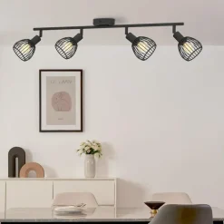 EGLO Sonnino Spot - E14 - 78 cm - Zwart Hot