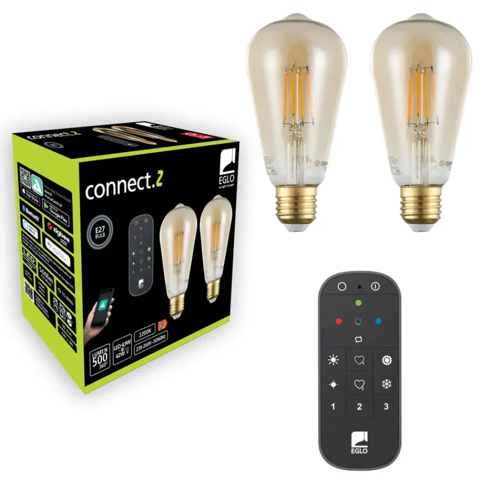 EGLO connect.z EGLO starter-z Starterspakket - E27 LED Lampen - Afstandsbediening Online