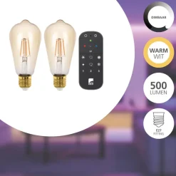 EGLO connect.z EGLO starter-z Starterspakket - E27 LED Lampen - Afstandsbediening Online