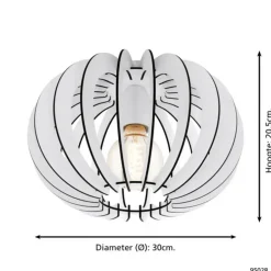 EGLO Stellato Plafonnière - E27 - 30 cm - Wit Outlet