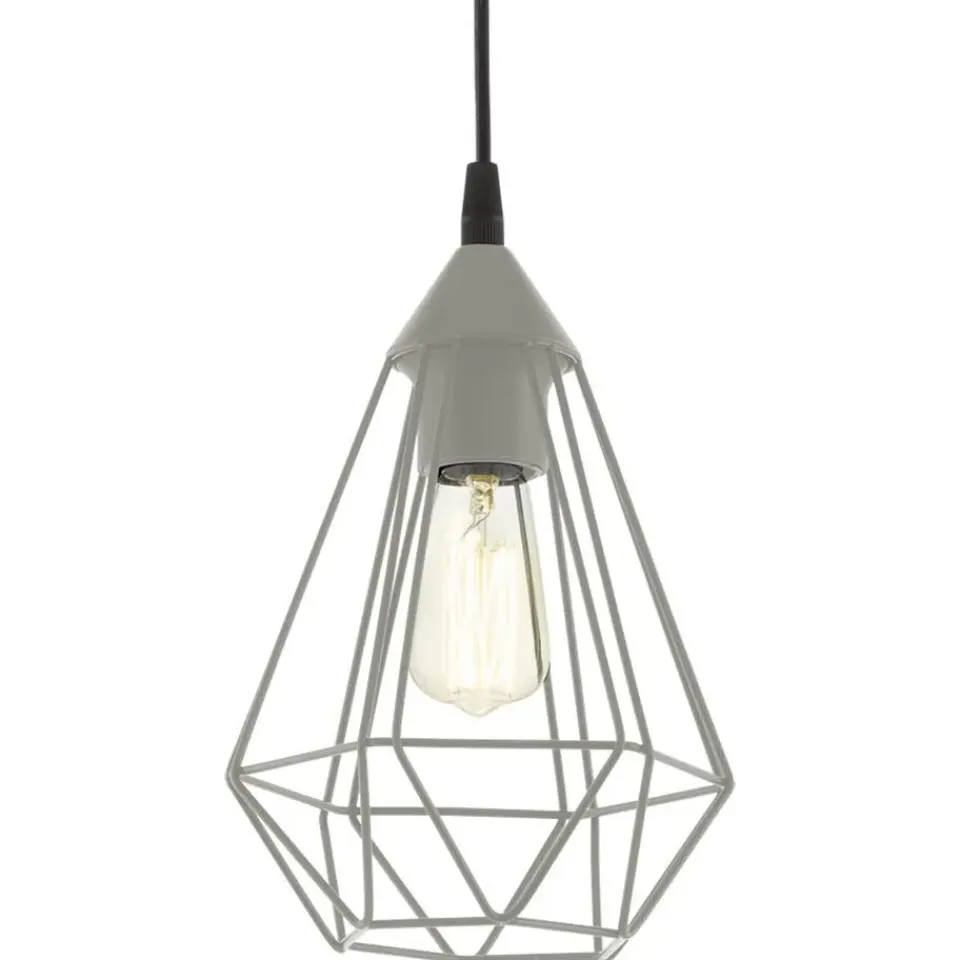 EGLO Tarbes Hanglamp - E27 - Ø 17,5 cm - Grijs Hot