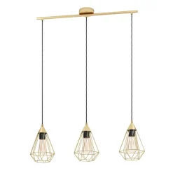EGLO Tarbes Hanglamp - E27 - 79,5 cm - Goud Discount