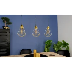 EGLO Tarbes Hanglamp - E27 - 79,5 cm - Goud Discount