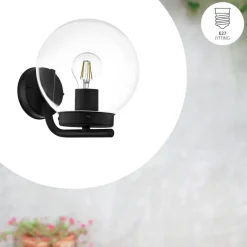 EGLO Taverna Wandlamp - E27 - 20 cm - Zwart Sale