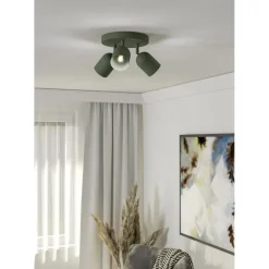 EGLO Tilston Spot - E14 - Ø 25 cm - Groen - Kantelbaar Sale