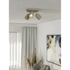 EGLO Tilston Spot - E14 - Ø 25 cm - Zandkleur - Kantelbaar Clearance