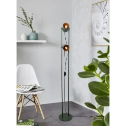 EGLO Tilston Vloerlamp - E14 - 142.5 cm - Groen - Kantelbaar New