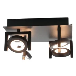 EGLO Trastanello Opbouwspot - LED - 4 lichts - Zwart Best