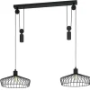 EGLO Winkworth Hanglamp - E27 - Ø 50 cm - Zwart Clearance