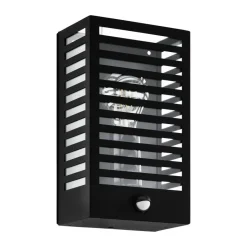 EGLO Alamonte3WandlampBuiten-E27-29,5cm-Sensor-Zwart Clearance